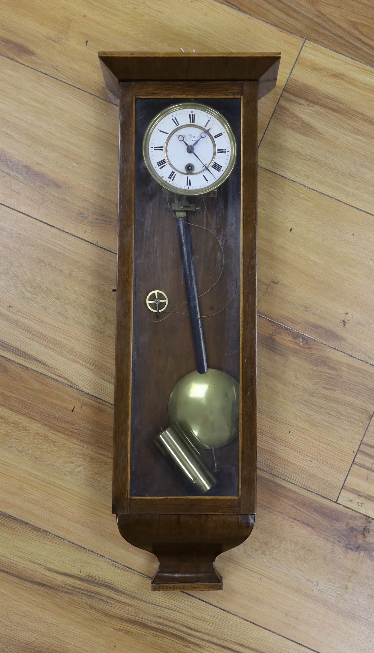 A small Austrian wall clock 58cm